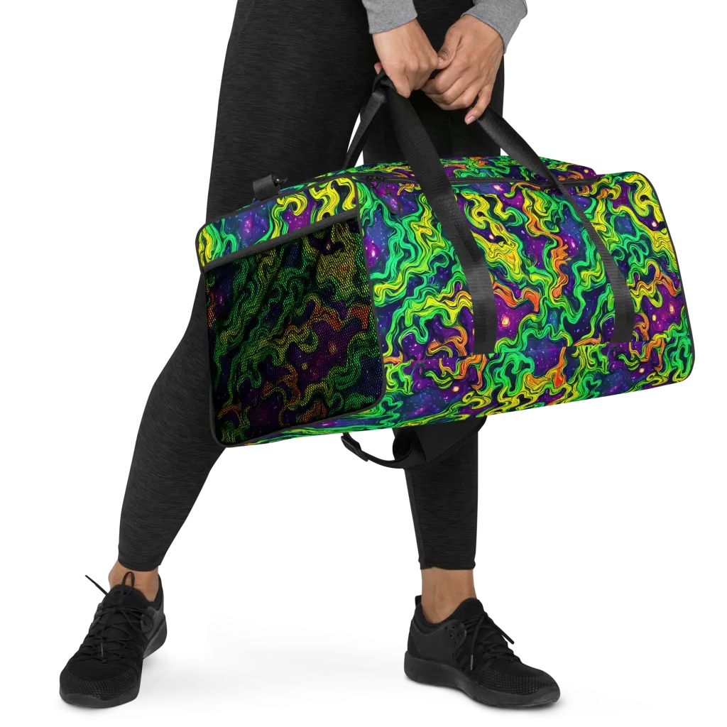 Jungle Comet on Duffle Bag — Right Front