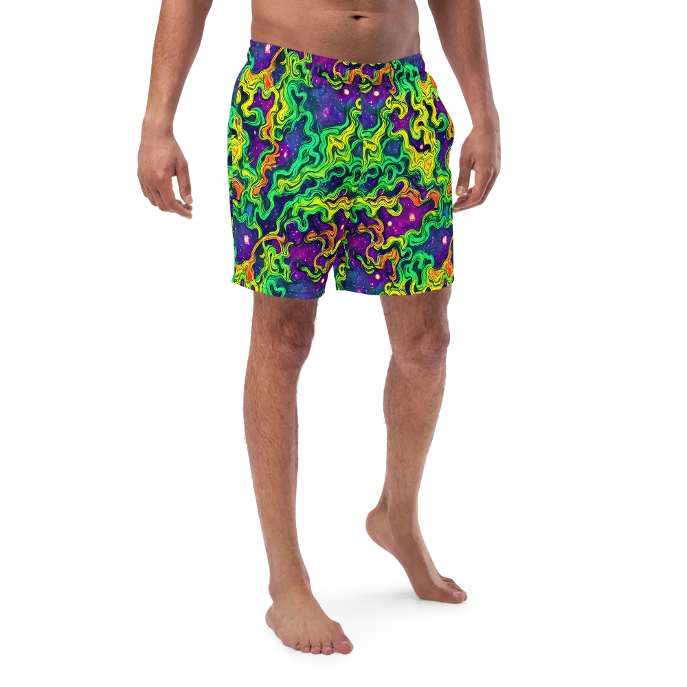 Jungle Comet on Swim Trunks — Front