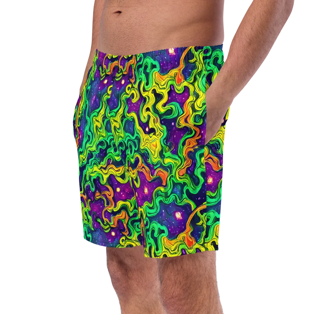 Jungle Comet on Swim Trunks — Left Front