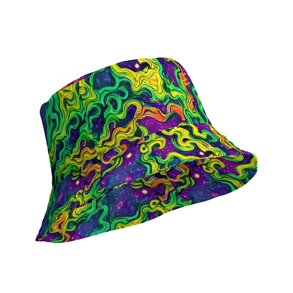 Jungle Comet on Reversible Bucket Hat — Product details Outside