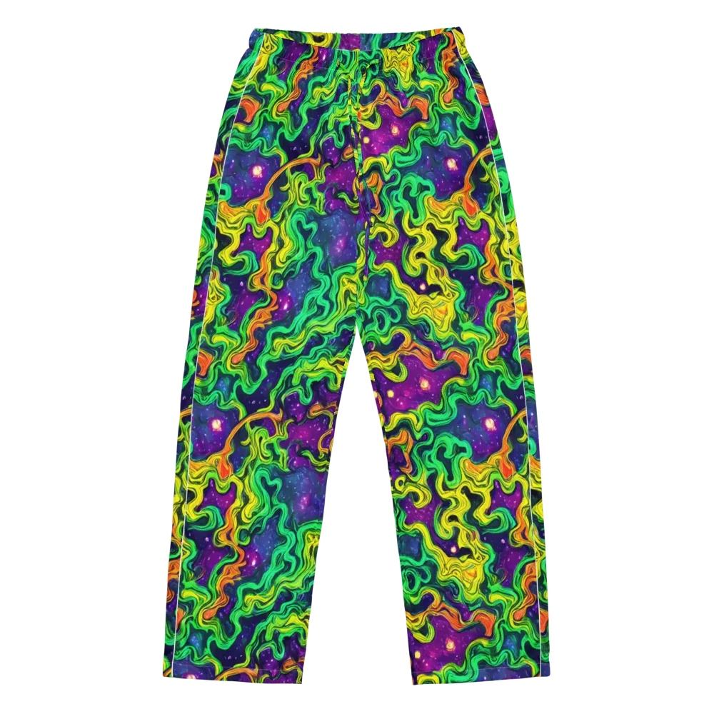 Jungle Comet on Women's Pajama Pants — Front