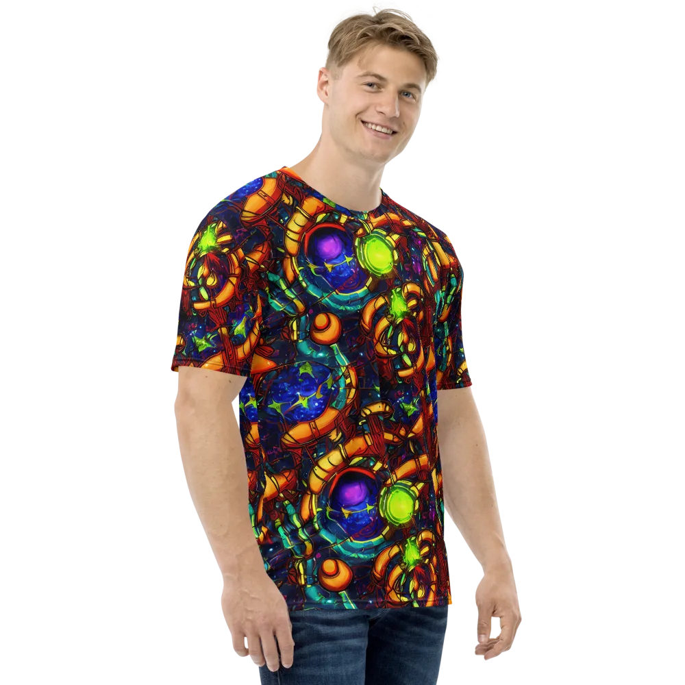 Radiant Machinery on Men's Crew Neck T-Shirt — Right