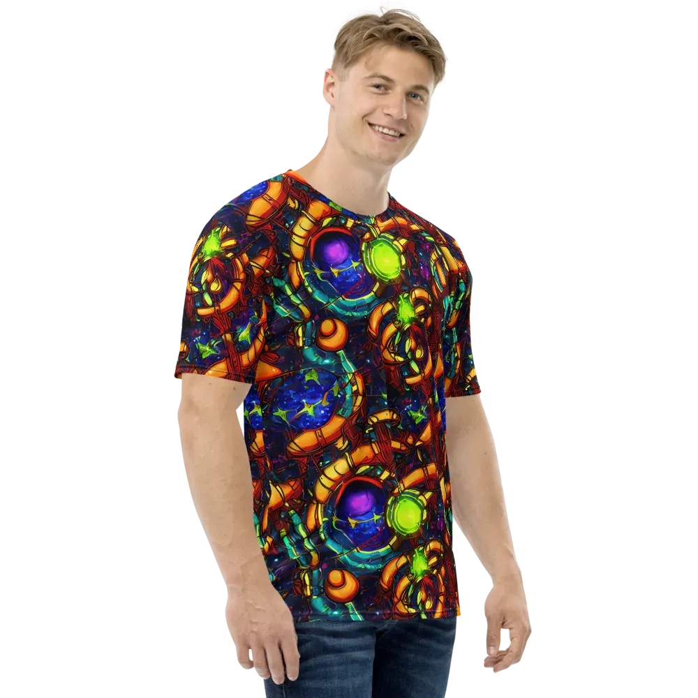 Radiant Machinery on Men's Crew Neck T-Shirt — Right
