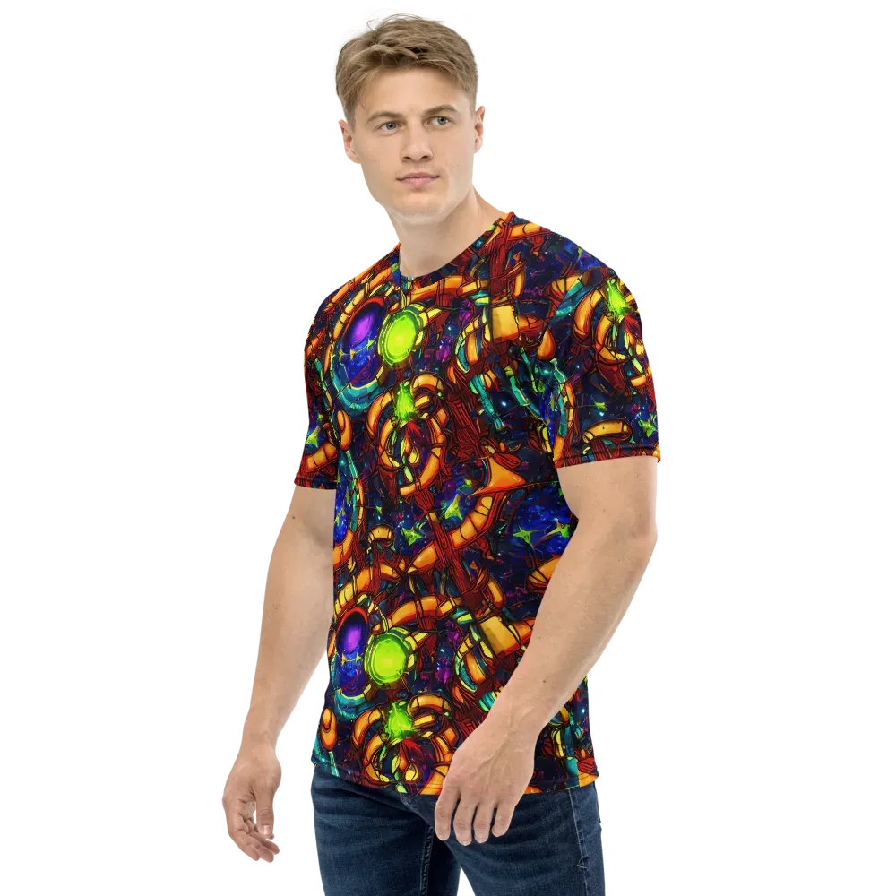 Radiant Machinery on Men's Crew Neck T-Shirt — Left