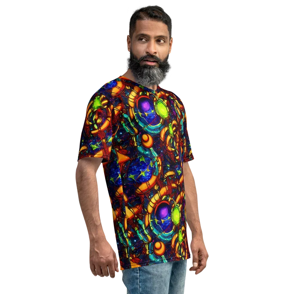 Radiant Machinery on Men's Crew Neck T-Shirt — Right