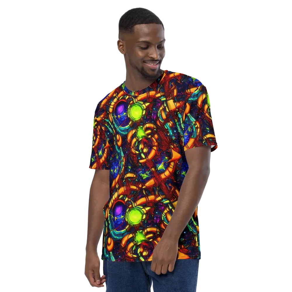 Radiant Machinery on Men's Crew Neck T-Shirt — Left
