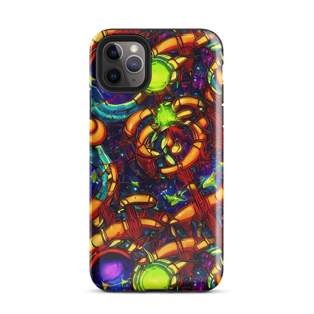 Radiant Machinery on Tough Case for iPhone® — Front
