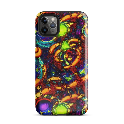 Radiant Machinery on a Tough Case for iPhone®