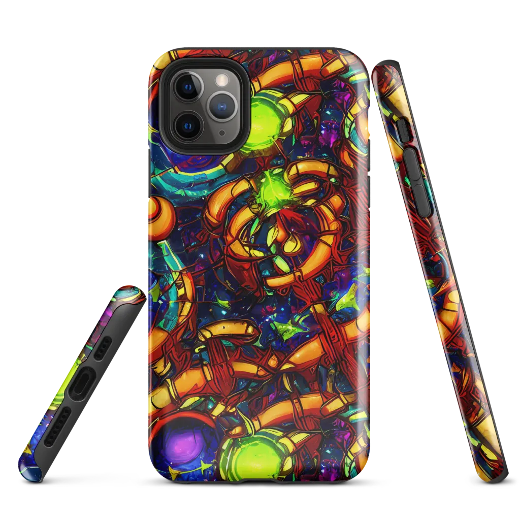 Radiant Machinery on Tough Case for iPhone® — Front