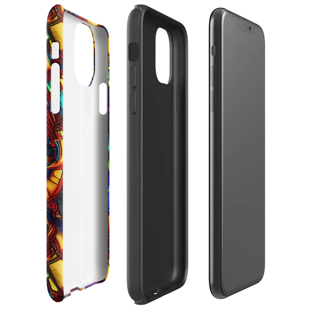 Radiant Machinery on Tough Case for iPhone® — Right