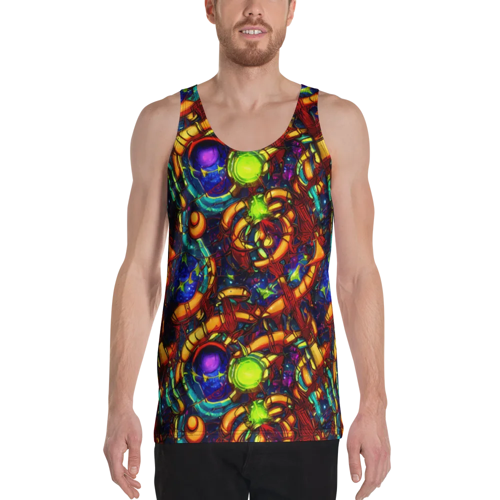 Radiant Machinery on Men's Tank Top — Front