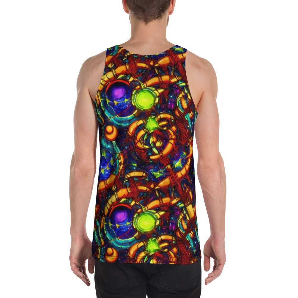 Radiant Machinery on Men's Tank Top — Back