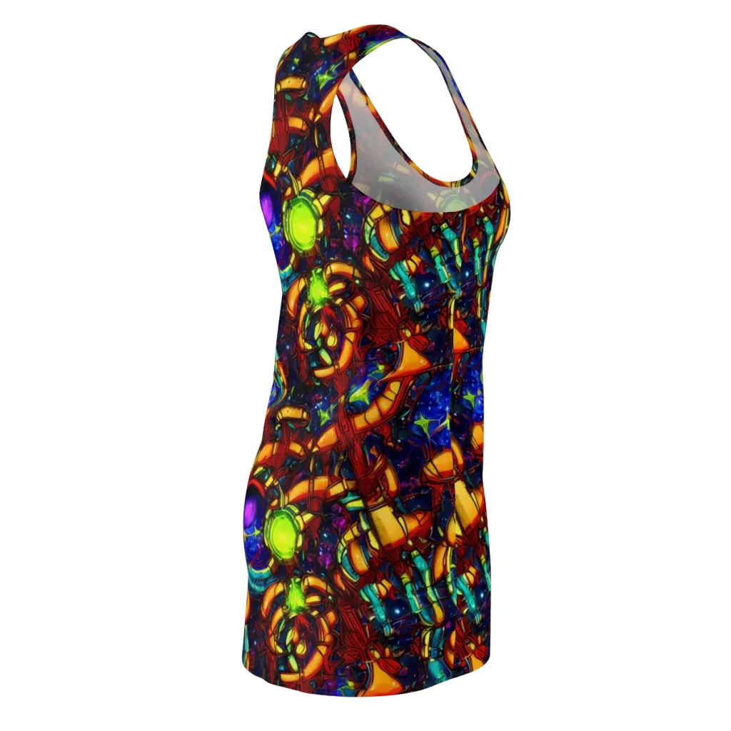 Radiant Machinery on Racerback Dress — Back Side