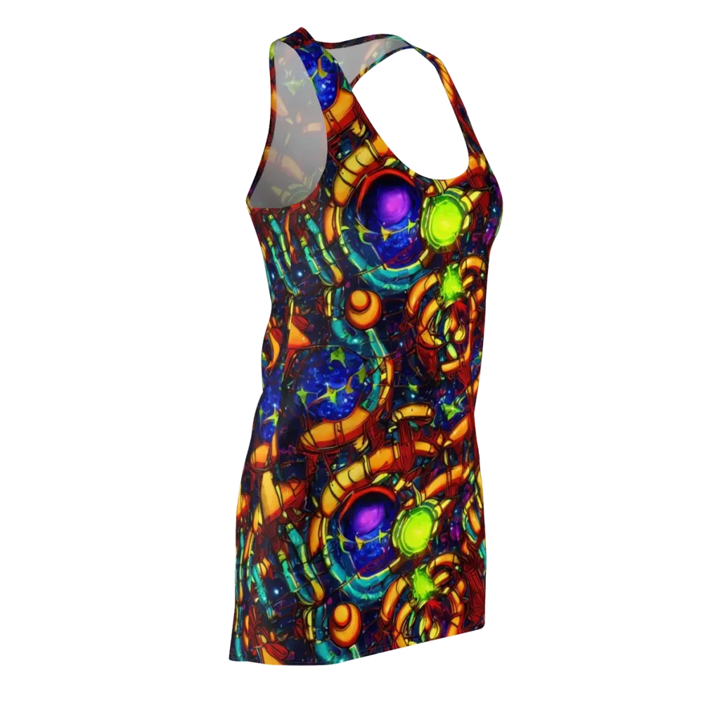 Radiant Machinery on Racerback Dress — Front Side