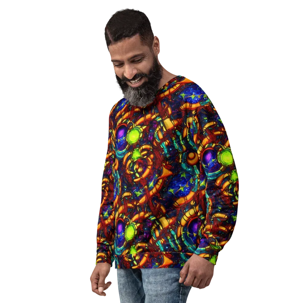 Radiant Machinery on Sweatshirt — Left Front