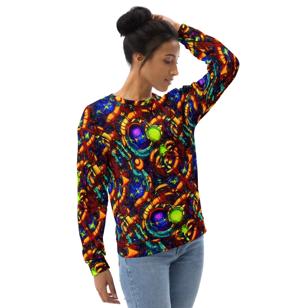 Radiant Machinery on Sweatshirt — Right Front