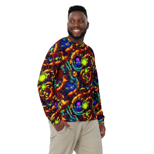 Radiant Machinery on a Sweatshirt