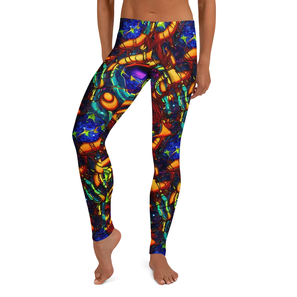 Radiant Machinery on Leggings — Front