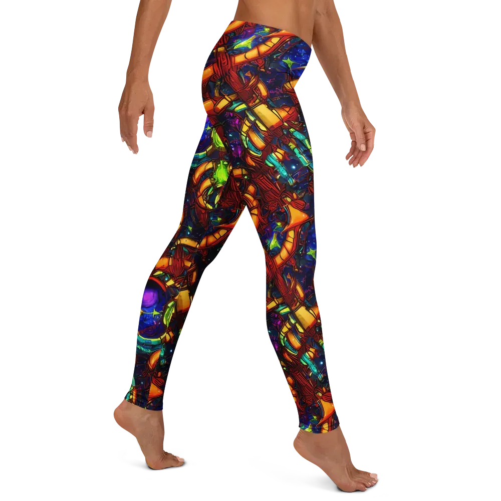 Radiant Machinery on Leggings — Right