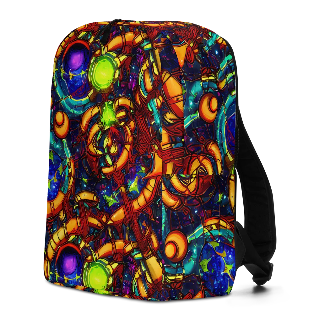 Radiant Machinery on Minimalist Backpack — Left