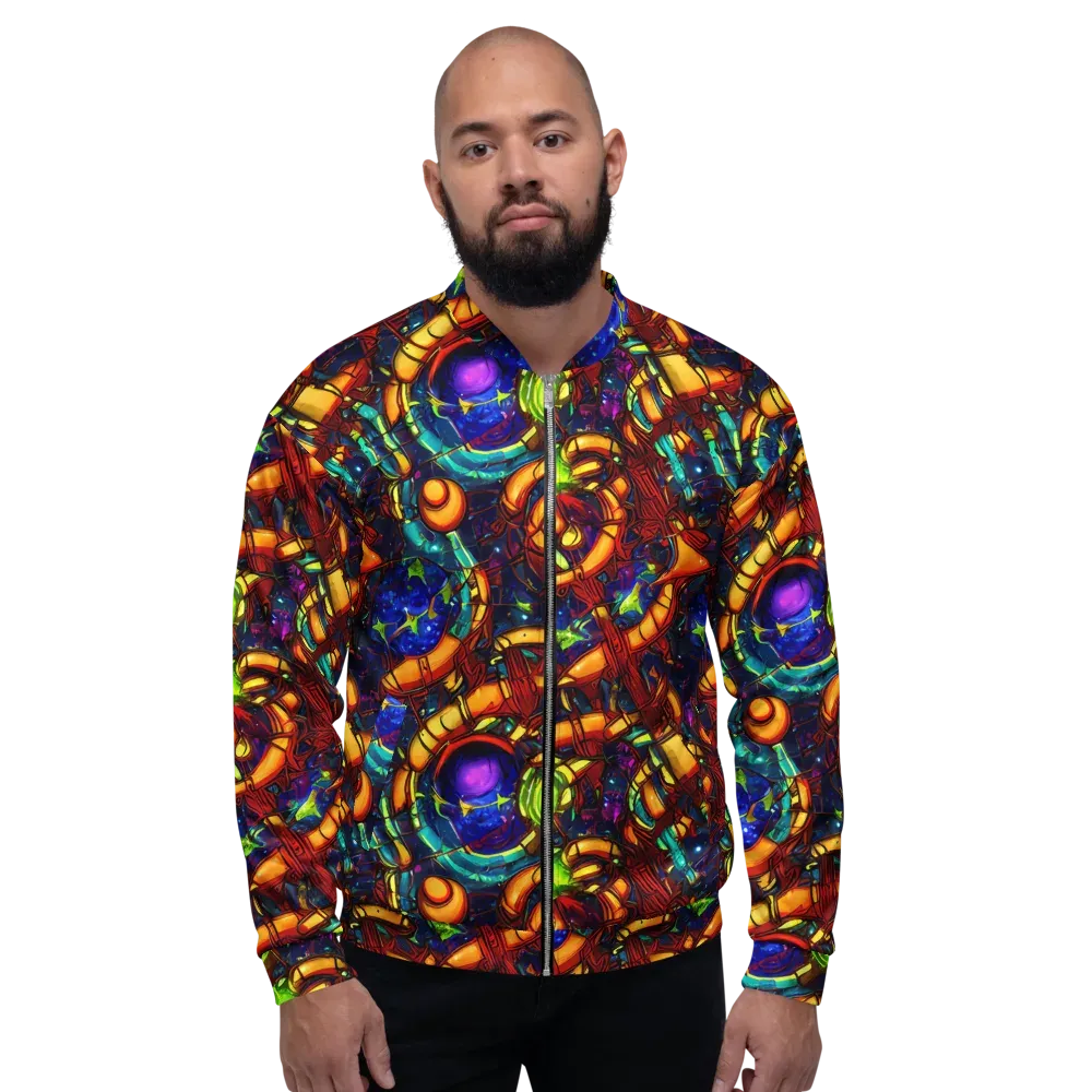 Radiant Machinery on Bomber Jacket — Front