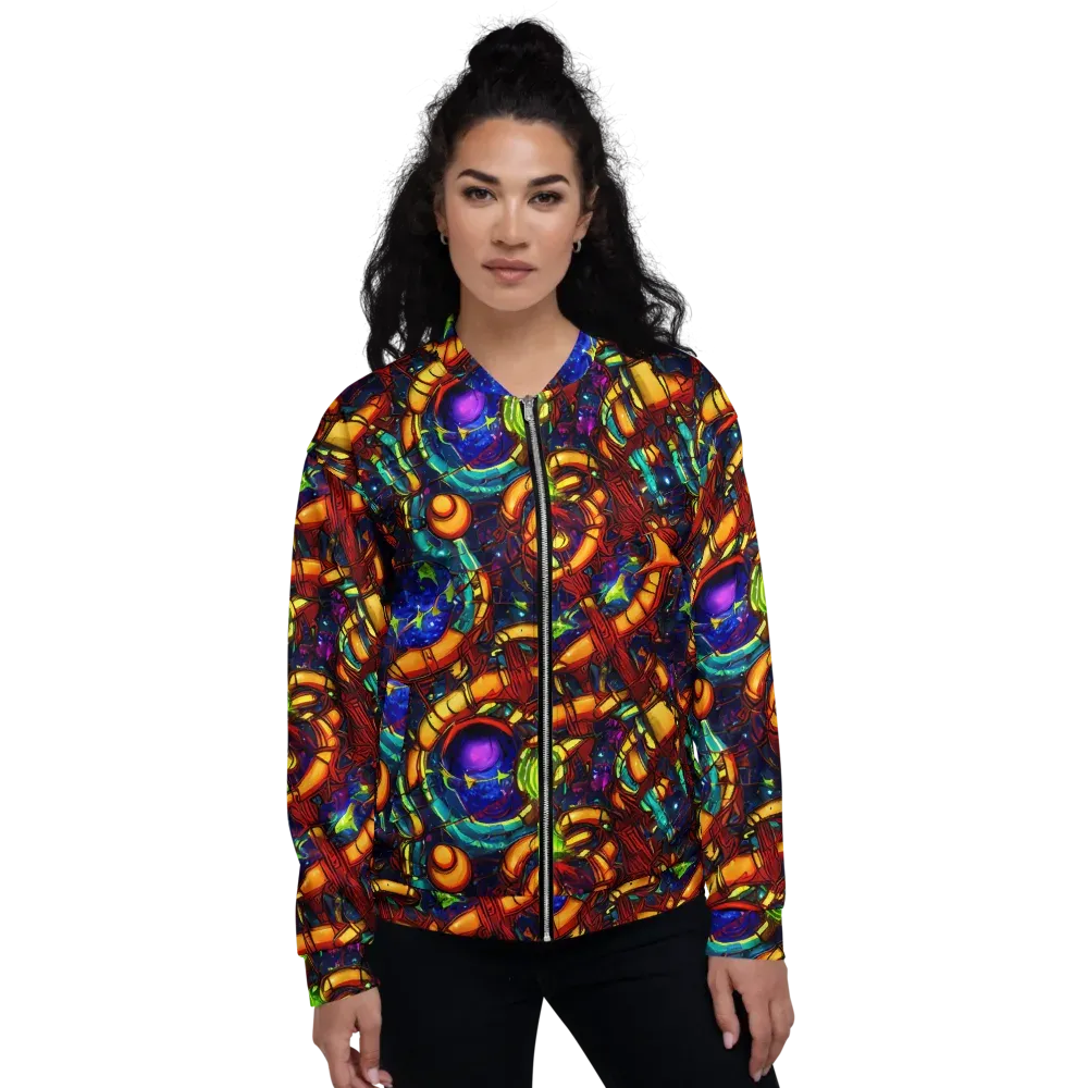 Radiant Machinery on Bomber Jacket — Front