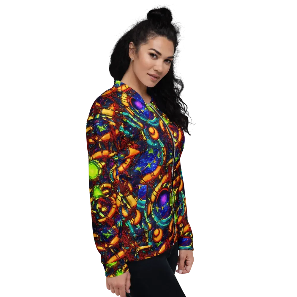 Radiant Machinery on Bomber Jacket — Right