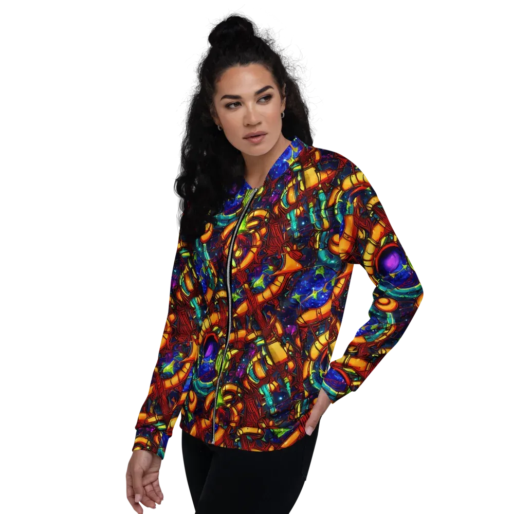 Radiant Machinery on Bomber Jacket — Left