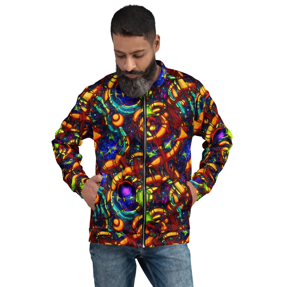 Radiant Machinery on Bomber Jacket — Front