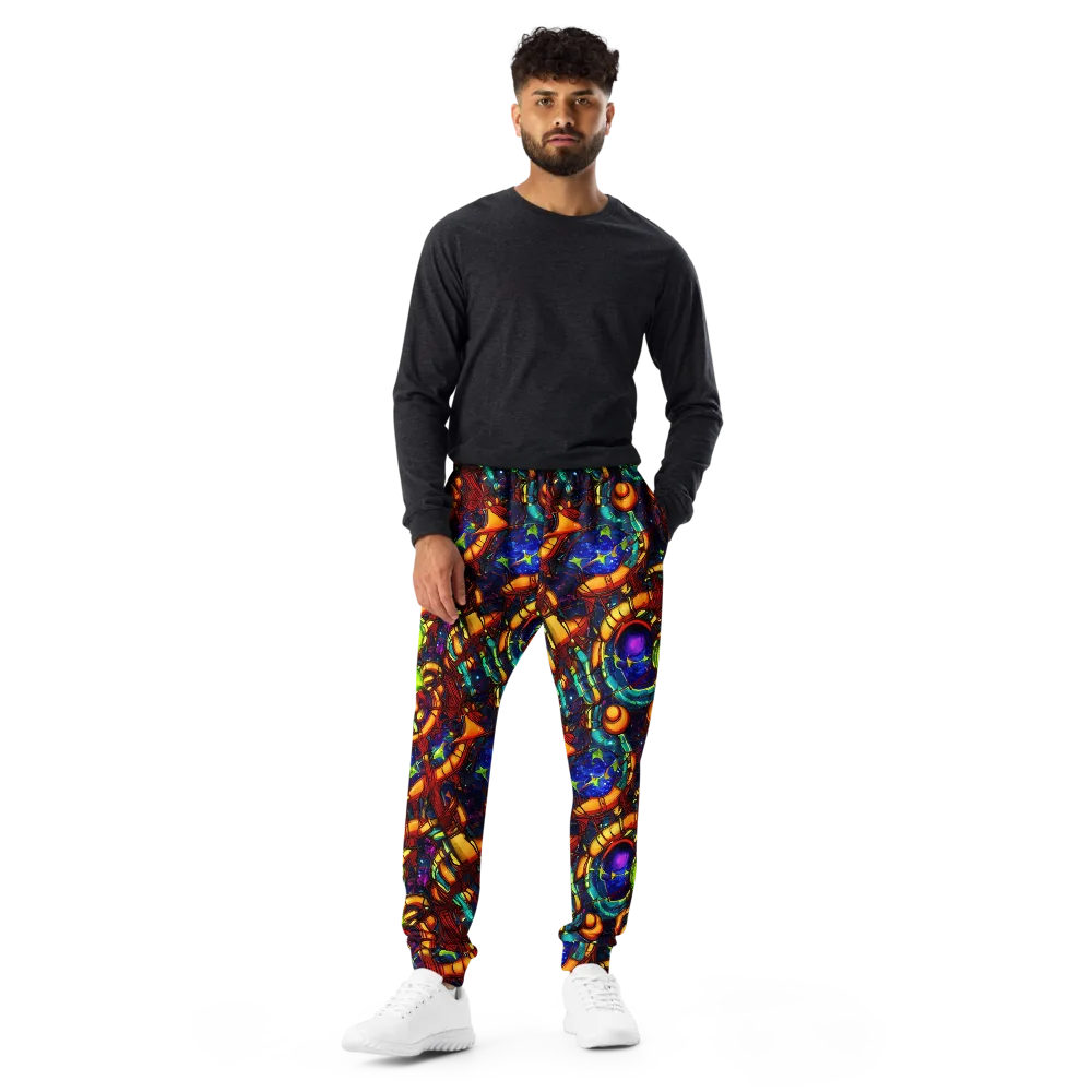 Radiant Machinery on Men's Joggers — Front