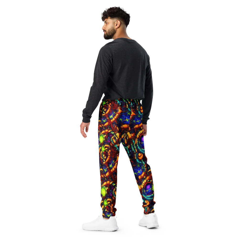 Radiant Machinery on Men's Joggers — Back