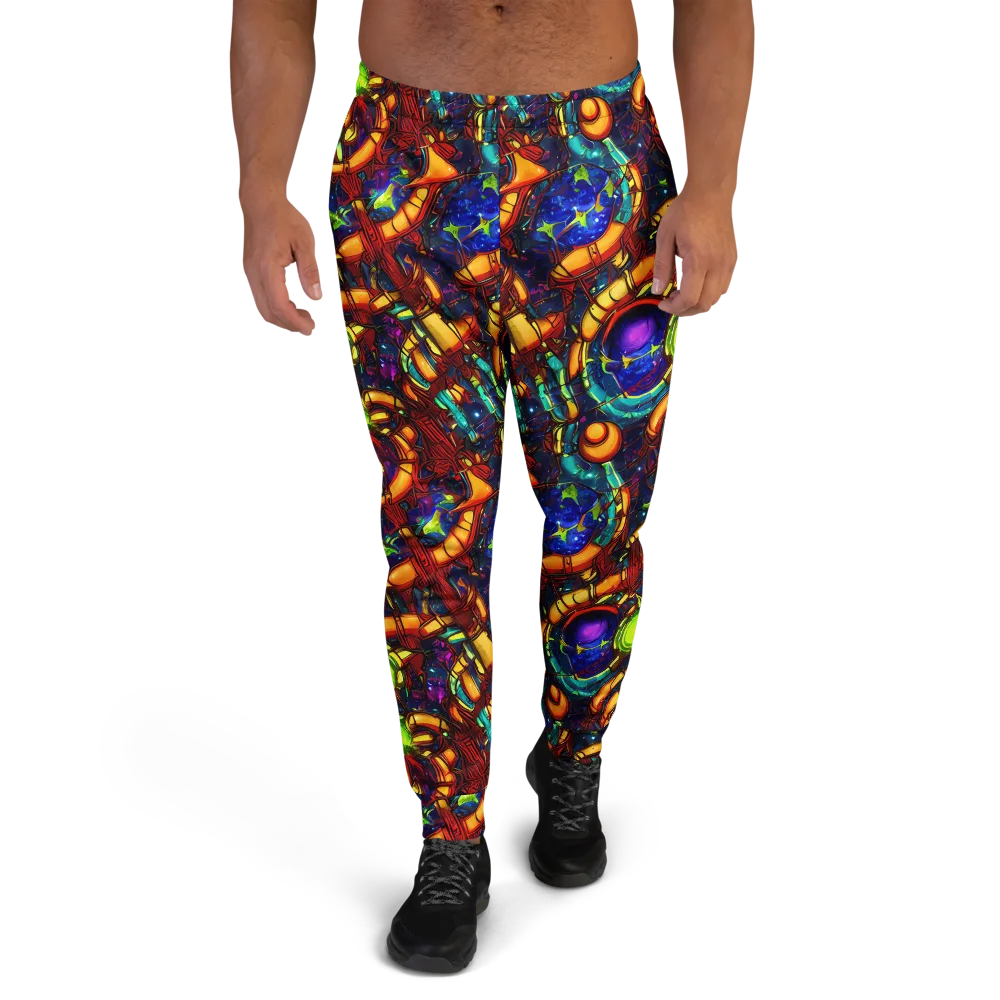 Radiant Machinery on Men's Joggers — Front