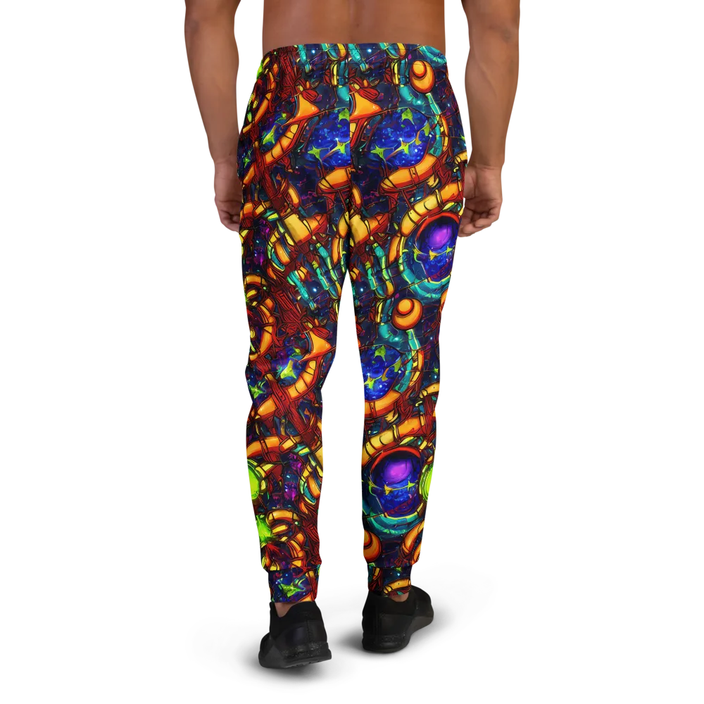 Radiant Machinery on Men's Joggers — Back