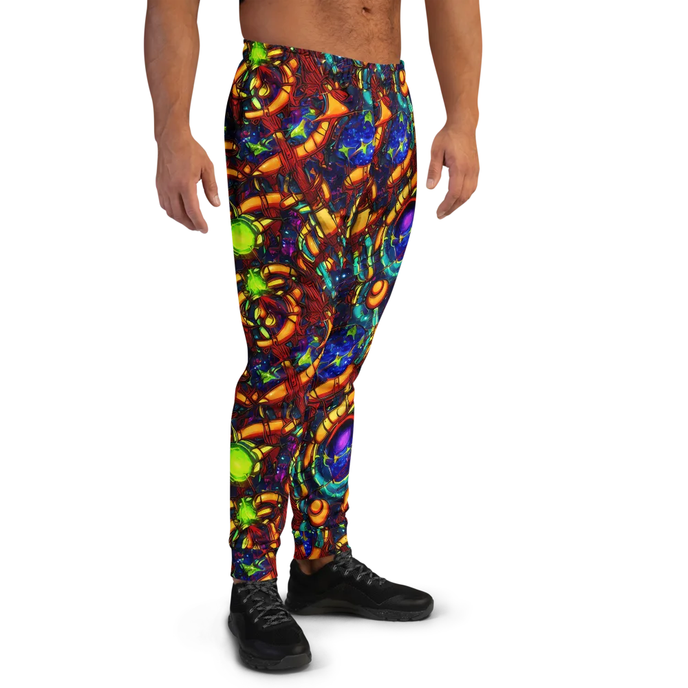 Radiant Machinery on Men's Joggers — Right