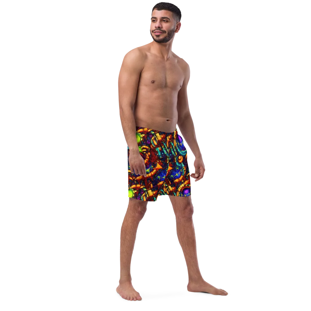 Radiant Machinery on Swim Trunks — Right Front