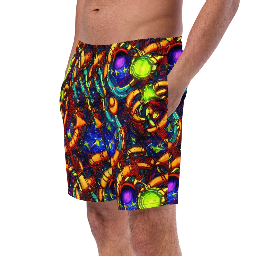 Radiant Machinery on Swim Trunks — Left Front