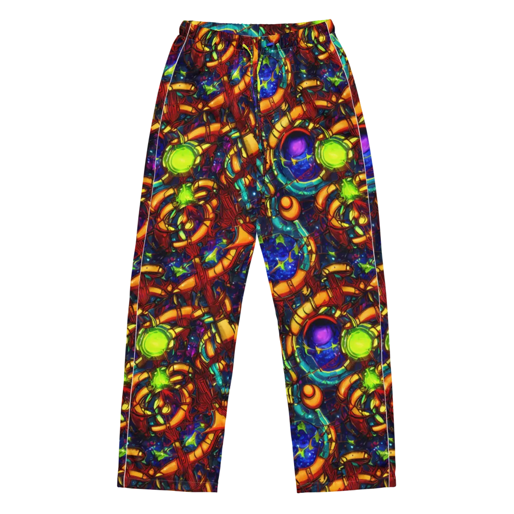 Radiant Machinery on Women's Pajama Pants — Front