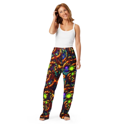 Radiant Machinery on a Women's Pajama Pants