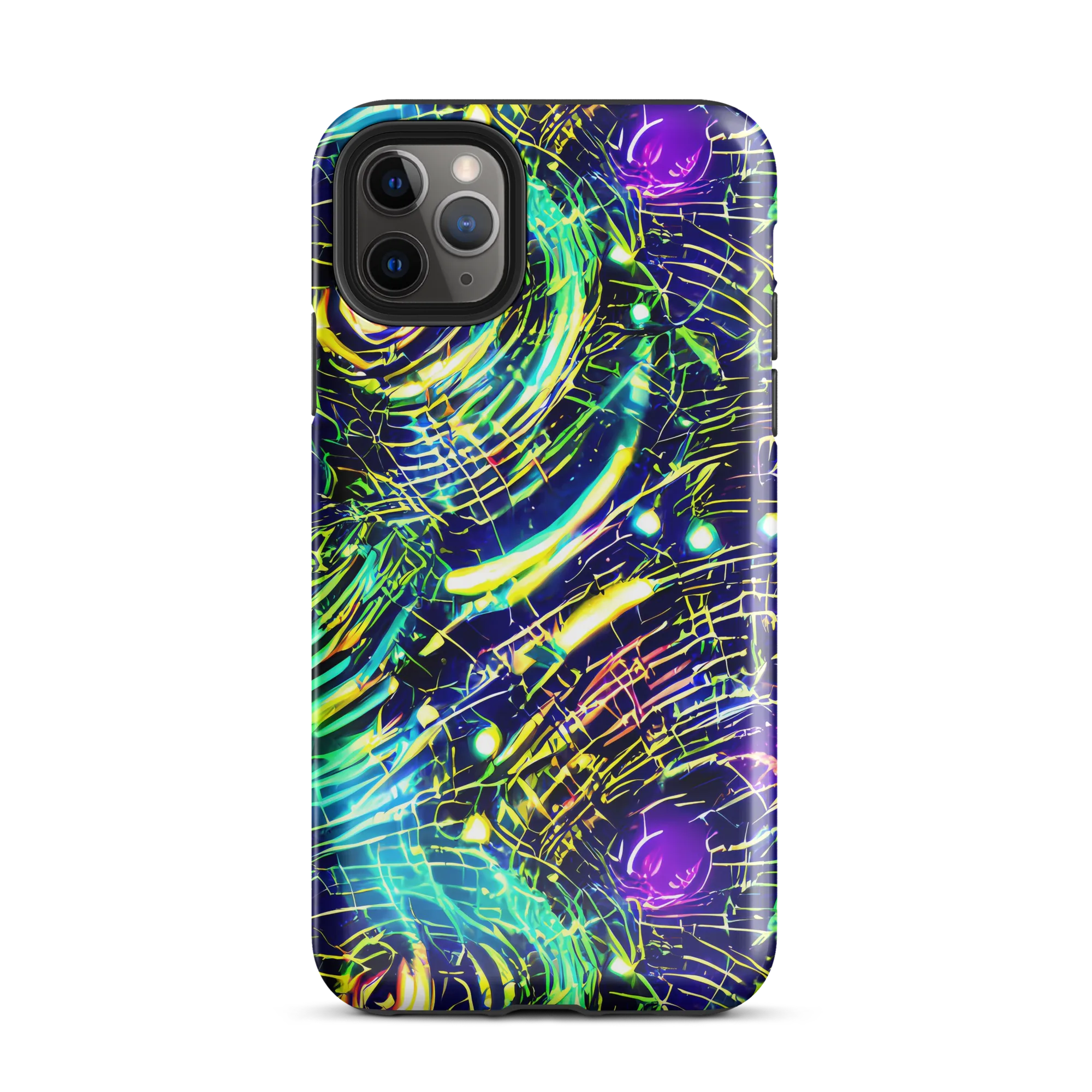 Futurist Fire on Tough Case for iPhone® — Front