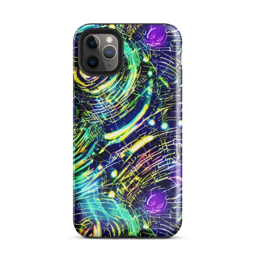 Futurist Fire on a Tough Case for iPhone®
