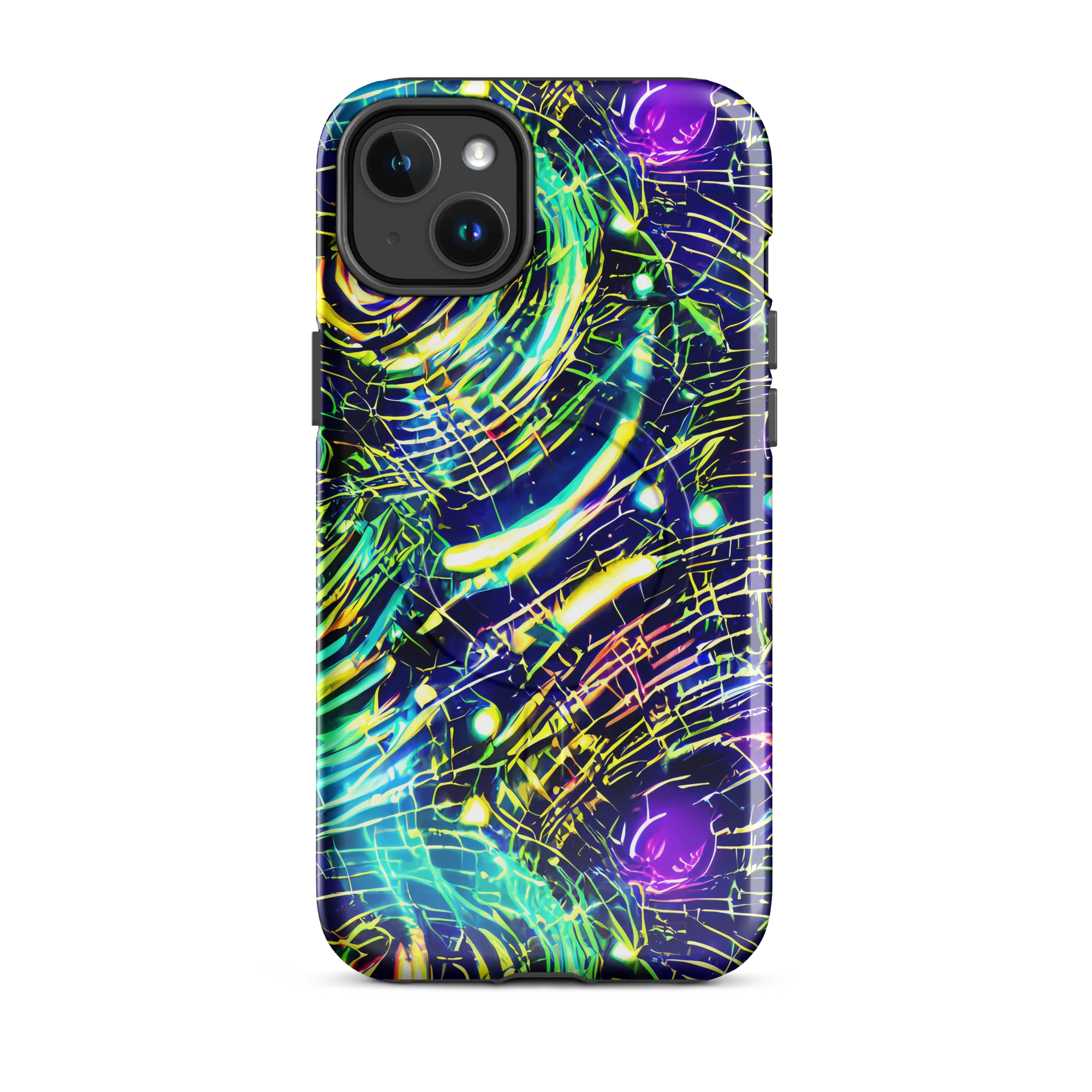Futurist Fire on MagSafe Tough Case for iPhone® — Front