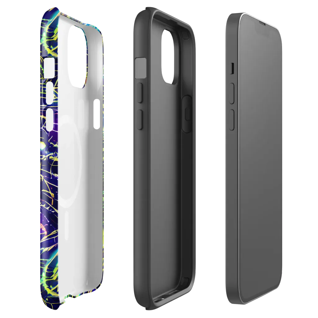 Futurist Fire on MagSafe Tough Case for iPhone® — Front