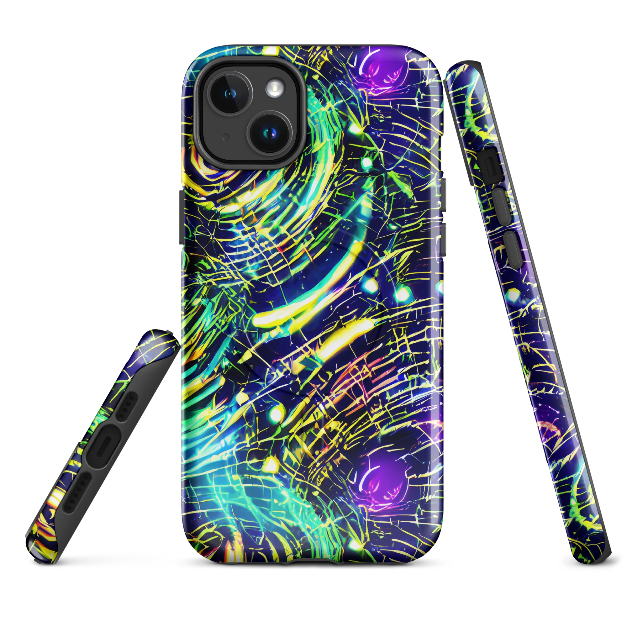 Futurist Fire on MagSafe Tough Case for iPhone® — Front