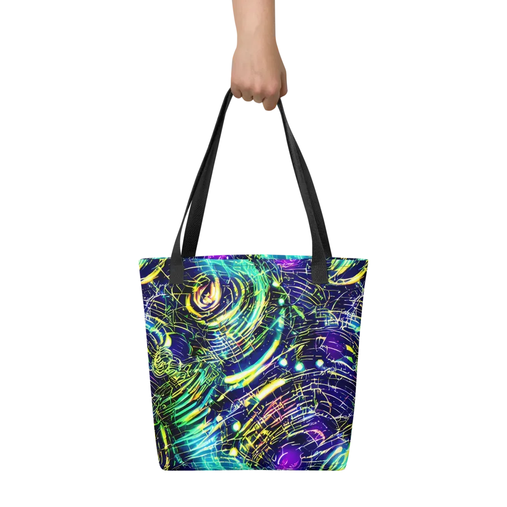 Futurist Fire on Tote Bag — Front