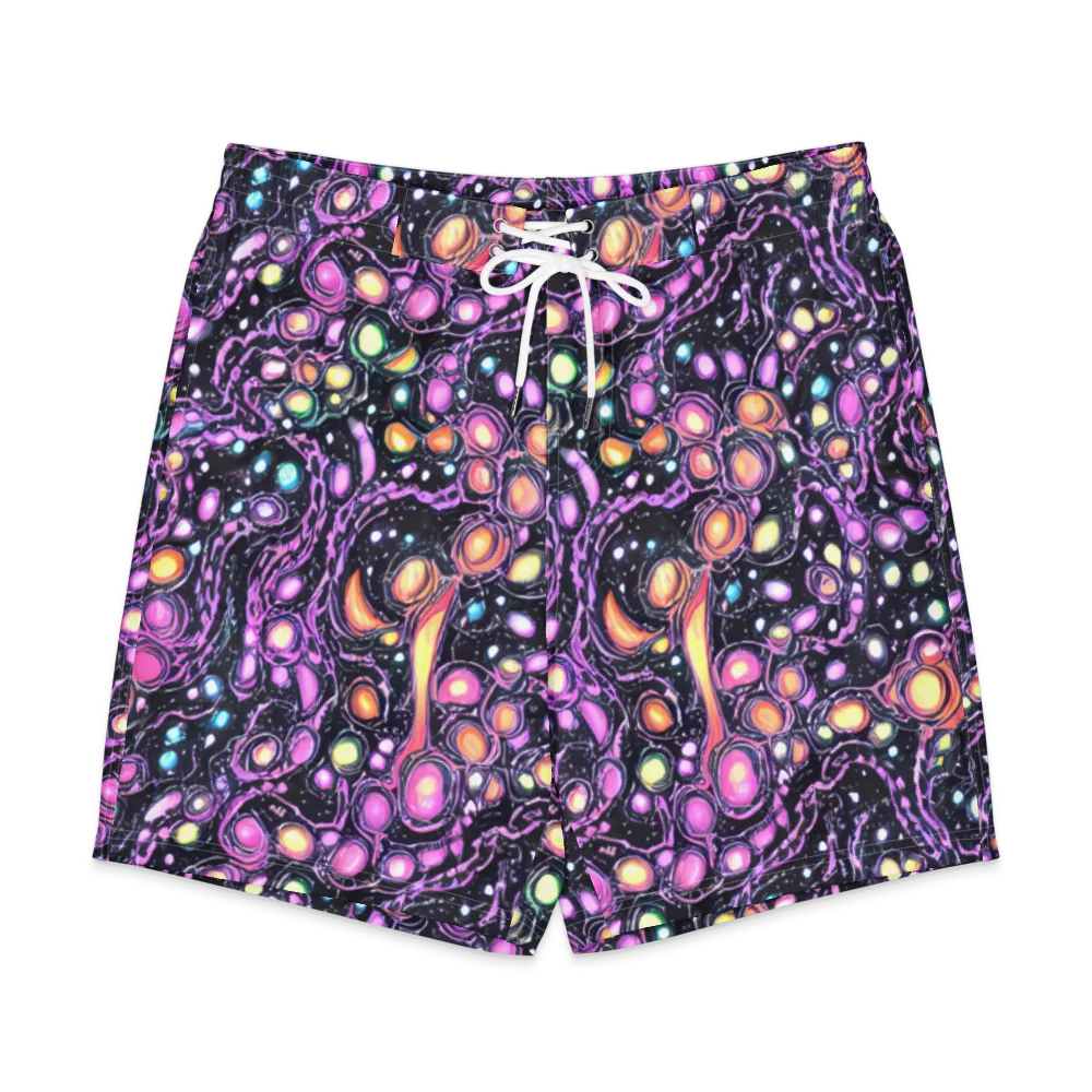 Prismatic Deep on Men's Board Shorts — Front