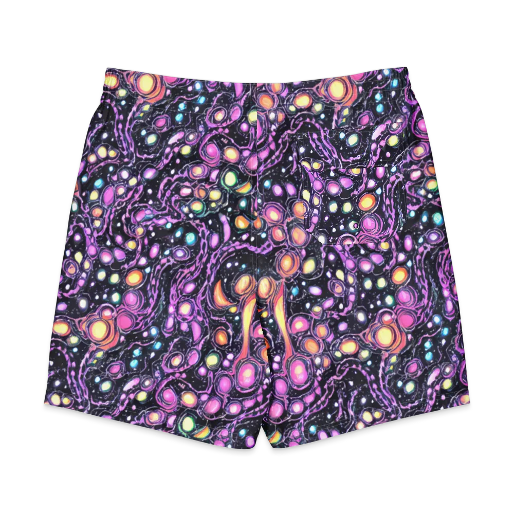 Prismatic Deep on Men's Board Shorts — Back