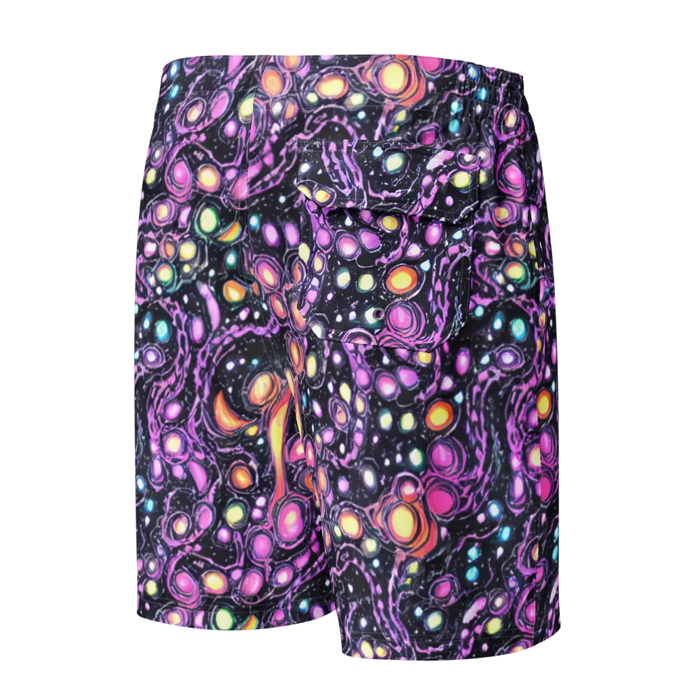 Prismatic Deep on Men's Board Shorts — Back