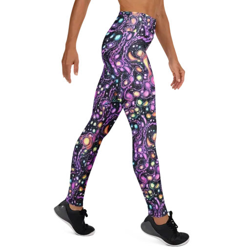 Prismatic Deep on a Yoga Leggings