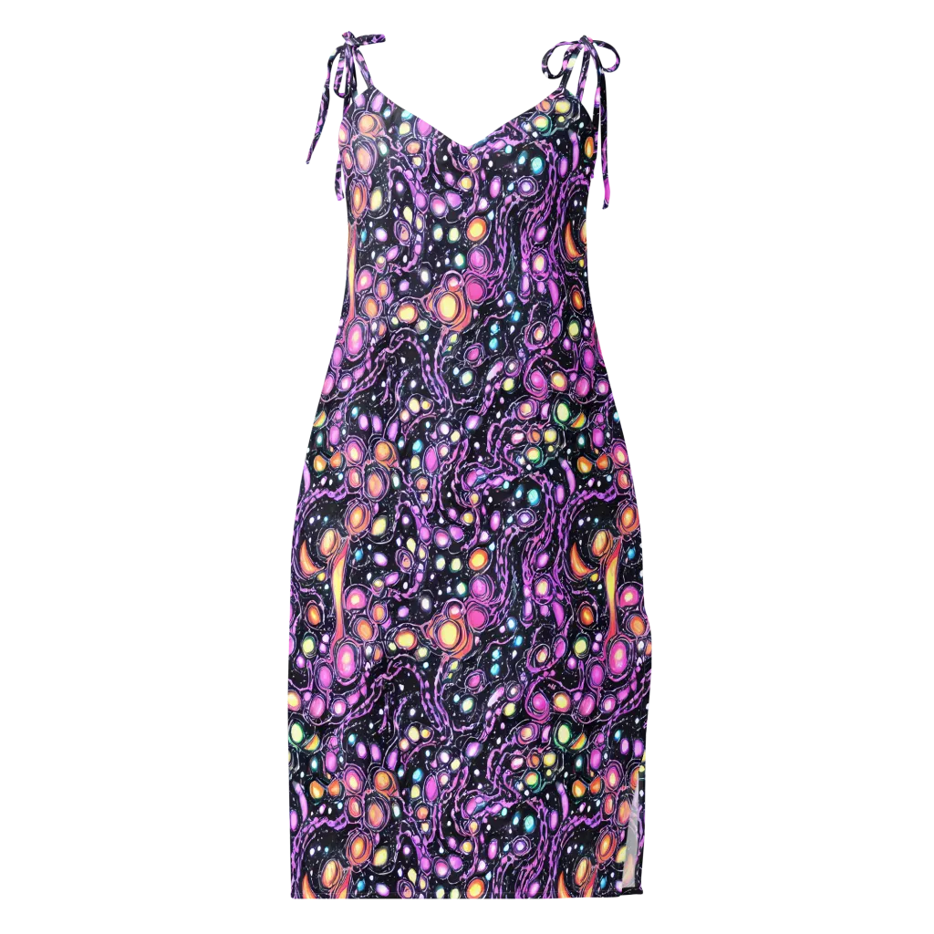 Prismatic Deep on Slip Dress — Front
