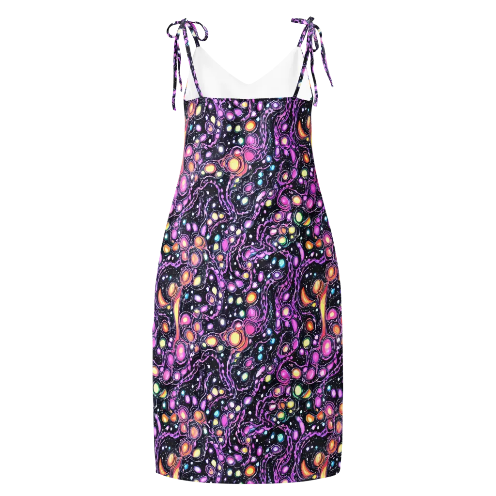 Prismatic Deep on Slip Dress — Back